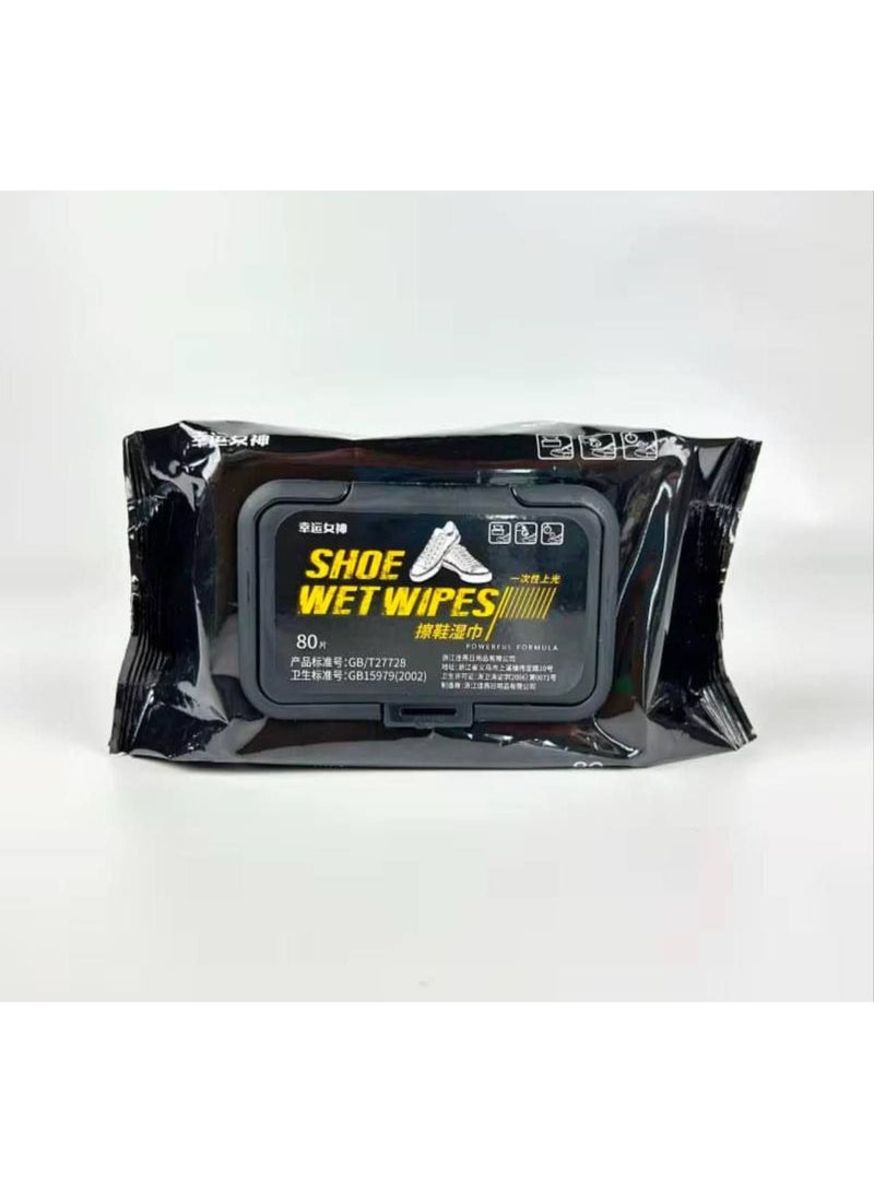 مناديل مبلله لتنضيف الاحذيه باكت 80 منديل - Image 4